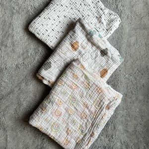 Cloud Island Baby Blanket 3 Pack bundle